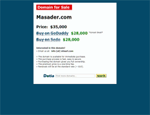 Tablet Screenshot of masader.com